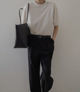 Essential Cashmere Tee — ivory