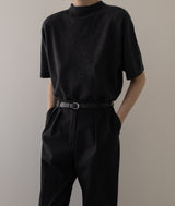 Essential Cashmere Tee — charcoal