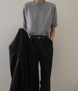 Essential Cashmere Tee — grey