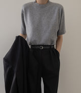 Essential Cashmere Tee — grey